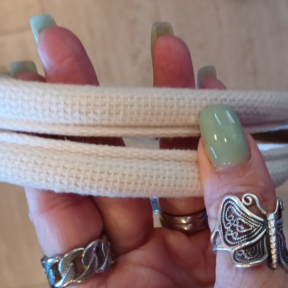 "Hello Weekend" Natural Burlap Tote Bag - Picture 5 of 7